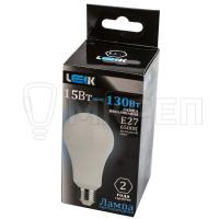 Лампа LED LEEK, E27, 15W, 6000К, А60