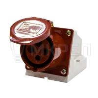 Розетка силовая стационарная, IP44, НТ-114/16А, 380V 3Р+Е