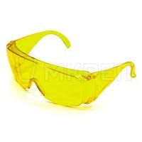 Очки защитные пластиковые, желтые