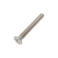 Винт, потай, 5х40, шлиц-крест, А2 нерж. DIN 965