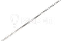 Трос нержавеющий, 5мм, плетение 7x7
