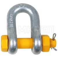 Скоба грузоподъемная, 1т, прямой тип с гайкой