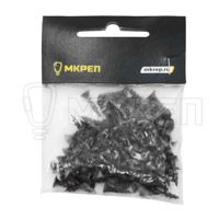 Саморез усиленный по дереву, черный, 3.5х19, 100шт. (Гриппер)