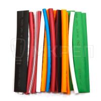 Набор термотрубок, 2/1, 6/3, 8/4, жел/син/крас/черн/бел.