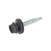 Саморез кровельный Zn, 4,8х29, RAL-7024 графитово-серый