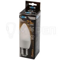 Лампа LED LEEK, E27, 8W, 3000К, свеча