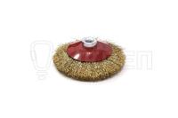 Кордщетка тарельчатая, мягкая, М14, 125мм