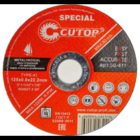 Круг отрезной, Cutop, 125х0,8х22