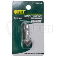 Зенковка с 6-гр хвостовиком, 12.5мм