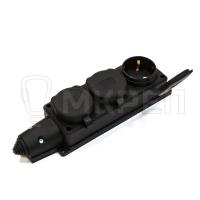 Колодка герметичная с заземлением, 3 входа