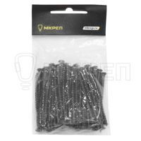 Саморез усиленный по дереву, черный, 4.8х90, 50шт. (Гриппер)