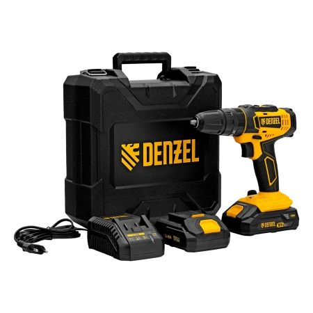 Дрель-шуруповерт аккумуляторный, ударный, CIDB-18-02, 18 В, Denzel