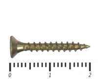 Саморез желтый PZ, 4х20 100шт., (Гриппер)