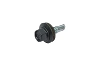 Саморез кровельный Zn, 5,5х19, RAL-7024 графитово-серый, 100шт (Гриппер)