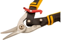 Ножницы, по металлу, 270мм прямой и левый рез, трехкомп.рук-ки // Denzel