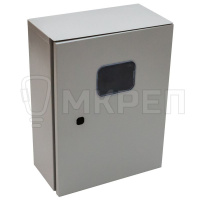 Щит металлический герметичный, 400x250x155мм, ЩРУн 9