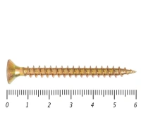 Саморез желтый PZ, 4х60 30шт., (Гриппер)