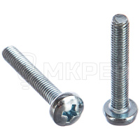 Винт DIN7985 с полукруглой головкой, 5х25мм, А2