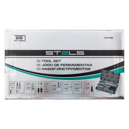 Набор инструментов Stels, CrV, 29 предметов