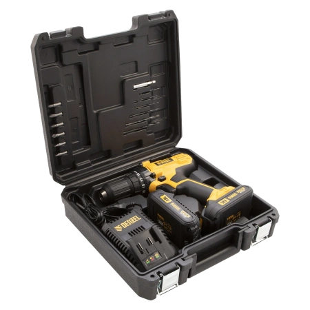 Дрель-шуруповерт аккумуляторный, CDL-IB-18-02, 18 В, Denzel