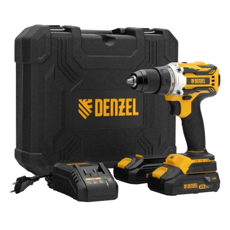 Дрель-шуруповерт аккумуляторный, BLDL-18-02, 18 В, Denzel