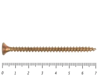 Саморез желтый PZ, 6х70 50шт., (Гриппер)