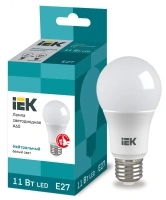 Лампа светодиодная IEK, Е27, 11Вт, белый