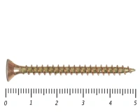 Саморез желтый PZ 3.5х50, 400шт., Коробочка