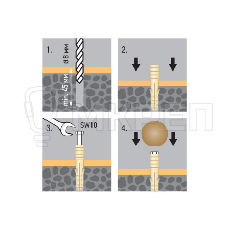 Дверной ограничитель, Европартнер, бук