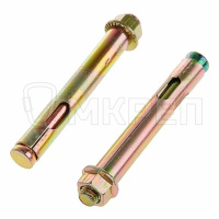 Анкерный болт с гайкой, М6х8х40мм