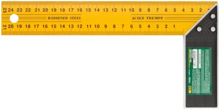 Угольник столярный металлический, 200мм