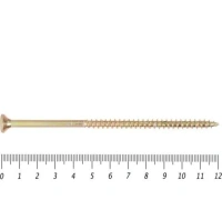 Саморез желтый PZ, 5х120 50шт., (Гриппер)