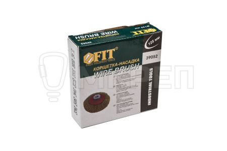 Кордщетка тарельчатая, мягкая, М14, 125мм