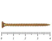 Саморез желтый PZ, 3х40 30шт., (Гриппер)