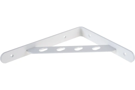 Кронштейн, усиленный, белый, 200х150 мм