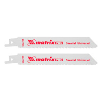 Полотна универсальные, для, сабельной пилы,125/1,8 - 2,5 мм, 2 шт.